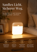 Nachtlicht mit Bewegungssensor, Wiederaufladbar, Long Life Akku